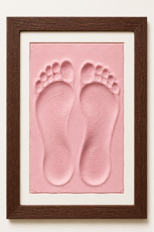 Adult Clay Handprint & Footprint Kit (Pink)