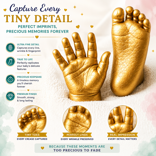 Baby 2 Hands/Feet Casting Kit with Bucket (0-9 months)