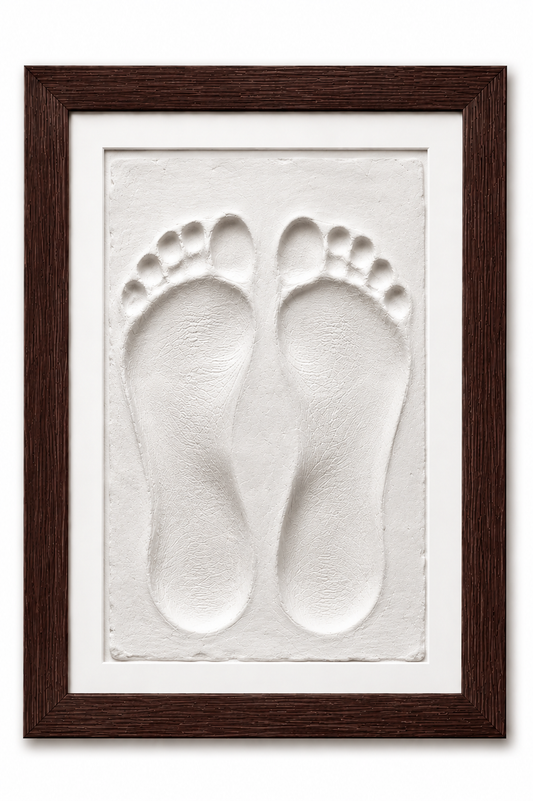 Adult Clay Handprint & Footprint Kit (White)