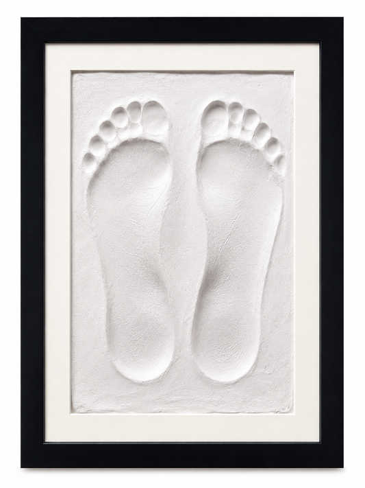 Adult Clay Handprint & Footprint Kit (White)