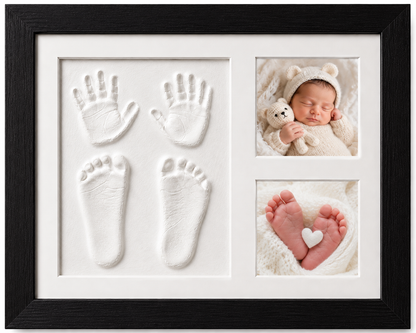 Baby Clay Handprint & Footprint Kit (White)