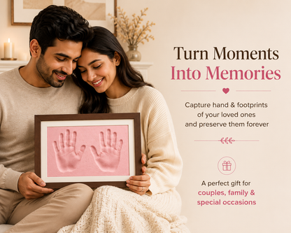 Adult Clay Handprint & Footprint Kit (Pink)
