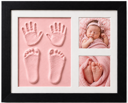 Baby Clay Handprint & Footprint Kit (Pink)