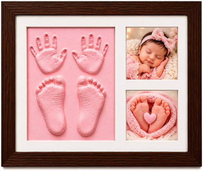 Baby Clay Handprint & Footprint Kit (Pink)