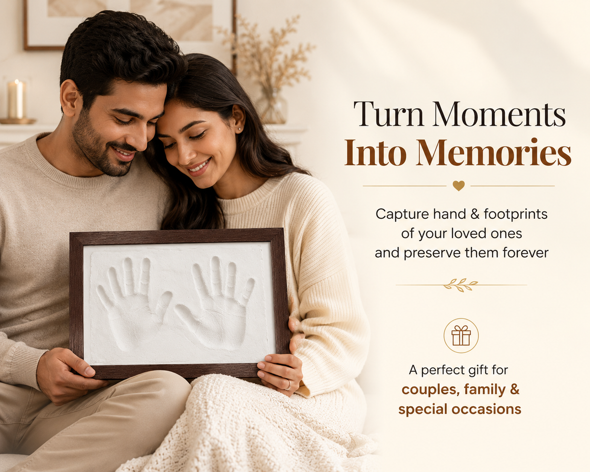 Adult Clay Handprint & Footprint Kit (White)