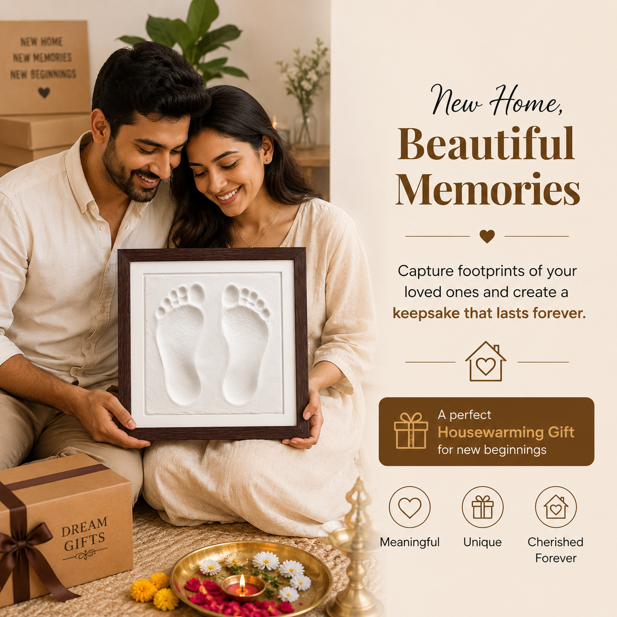 Adult Clay Handprint & Footprint Kit (White)