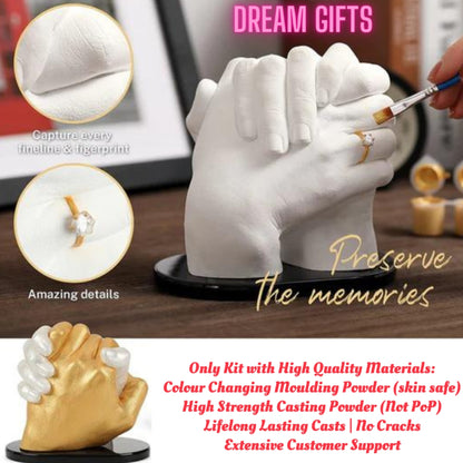 Couple Hands 3D Casting Kit (XL Size)