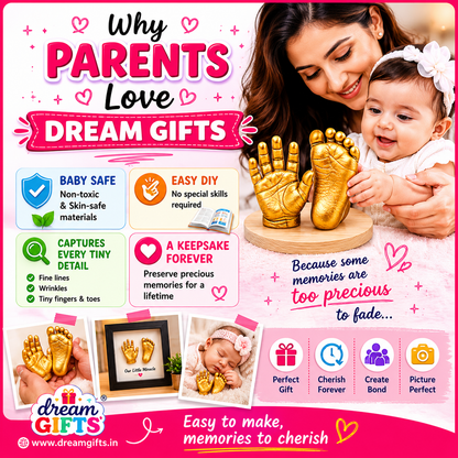 Baby 2 Hands/Feet Casting Kit with Bucket (0-9 months)