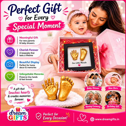Baby 2 Hands/Feet Casting Kit with Bucket (0-9 months)