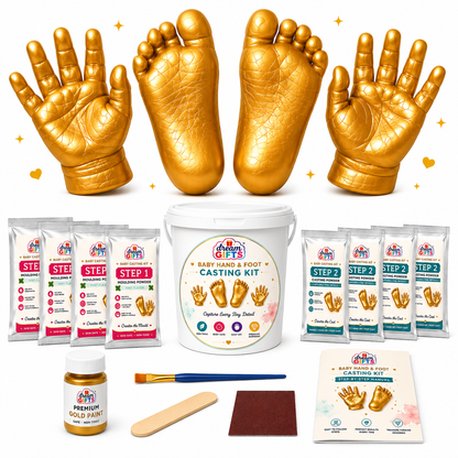 Baby 4 Hands/Feet Casting Kit with Bucket (0-9 months)