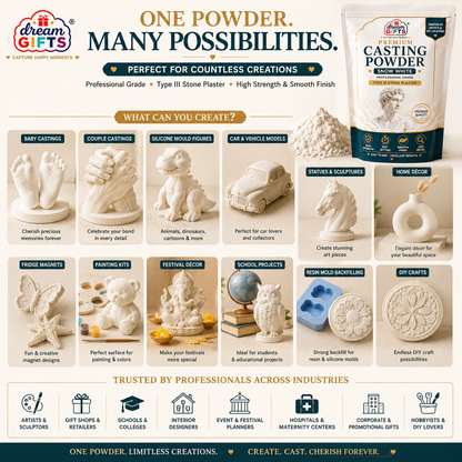 Premium Snow White Casting Powder – Imported Concrete Mix
