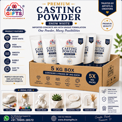 Premium Snow White Casting Powder – Imported Concrete Mix