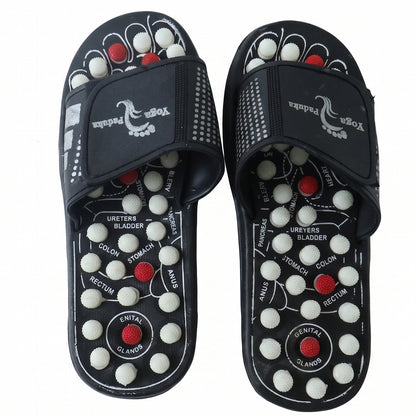 Acupressure Foot Massage Slippers Reflexology Massager Sandal Size 7 (1 Pair)