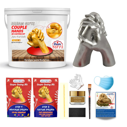 Couple Hands 3D Casting Kit (XL Size)