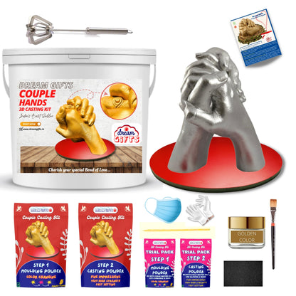 Couple Hands 3D Casting Kit (XL Size)