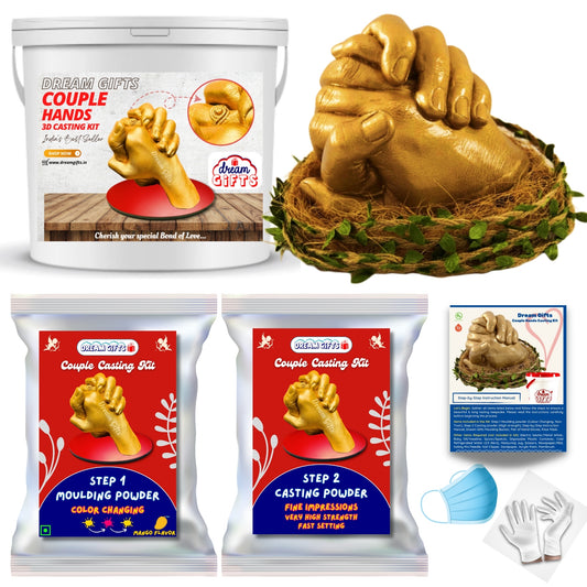 Couple Hands 3D Casting Kit (Regular Size)