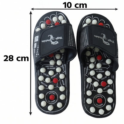 Acupressure Foot Massage Slippers Reflexology Massager Sandal Size 7 (1 Pair)