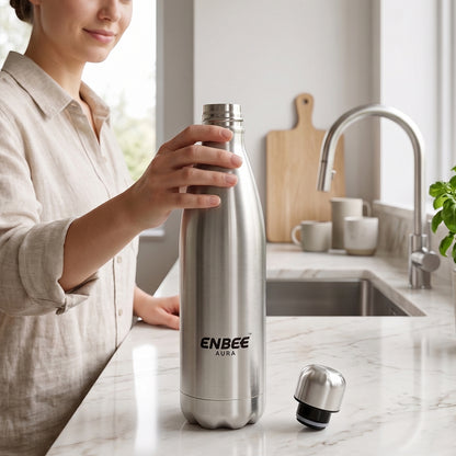 Enbee Aura Stainless Steel Insulated Water Bottle (1 Pc 1000 Ml)