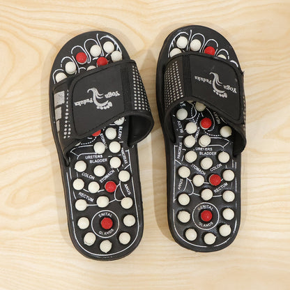 Acupressure Foot Massage Slippers Reflexology Massager Sandal Size 7 (1 Pair)